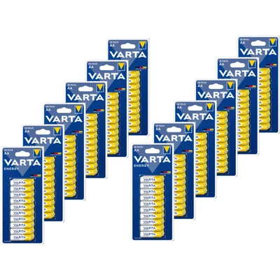 Produktbild von VARTA 12x 30 Batterien Typ AA MaxiPack 360 Alkali Mignon Batterie langlebig