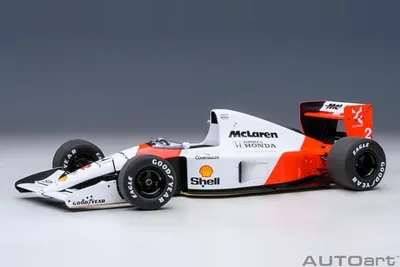 Produktbild von Autoart 89151 - 1/18 McLaren Honda MP4/6 1991 #2 (with McLaren logo) - Neu