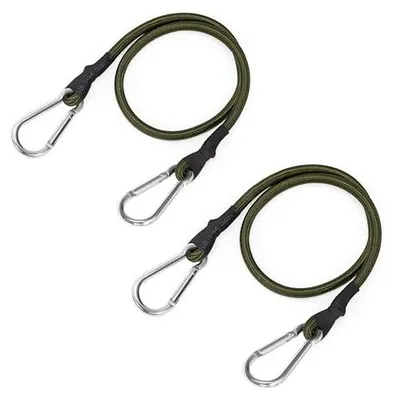 Zdjęcie produktu dla Linki bungee 60 cm elastyczne napinacz bagażu karabińczyk 2 szt