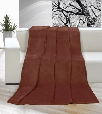 Obrázek produktu pro Deka micro jednolůžko 150x200cm hnědá