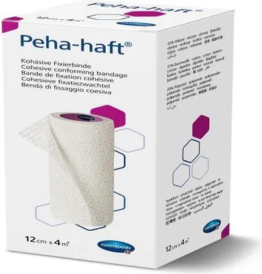 Produktbild von Peha-Haft Fixierbinde latexfrei 12 cmx4 m 1 St