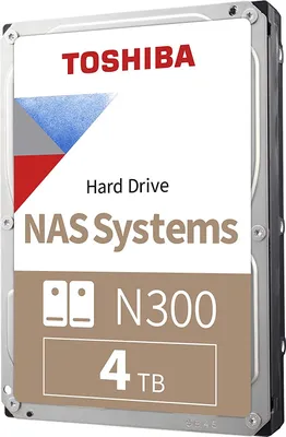 Produktbild von Toshiba N300 NAS - Festplatte - 4 TB - intern - 3.5" (8.9 cm)