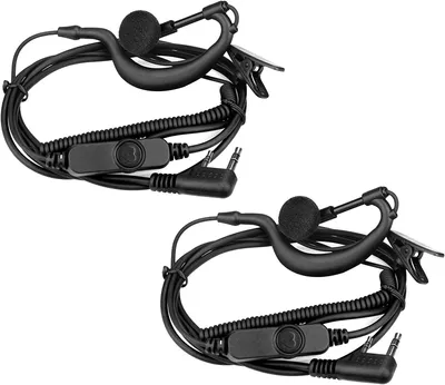 Immagine prodotto di Retevis Headset Funk Güter, auricolare a 2 pin G con bobina Compatibile con RT24 RT28 RT22 RT622 RT27 RT617 RT618 RT619 BF-888S BF-88E (confezione da 2)