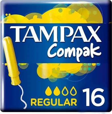 Produktbild von (Tampax, Regular, Tampons mit Applikator, 16 Stück