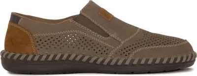Produktbild von Rieker Herrenschuhe B246664 aus Naturveloursleder mit durchbrochenem Muster, 2,5 cm Sohlenhöhe