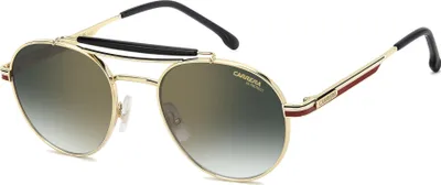 Produktbild von Carrera CARRERA 381/S GOLD STRIPED RED/GREEN SHADED GOLD 52/21/145 Herrenbrillen Sonnenbrillen