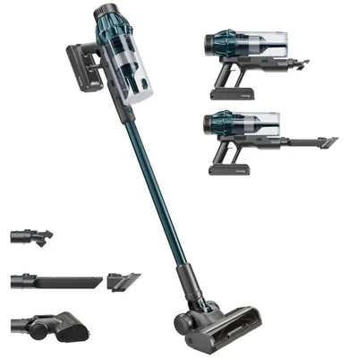 Immagine prodotto di 2-in-1 Cordless Stick Vacuum Cleaner - H.Koenig UPX32 - 30000 Pa - 50 min - 0.8 L - Blue