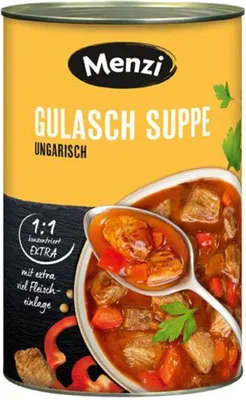 Produktbild von Menzi Gulasch Suppe ungarisch extra 1:1, 4200g
