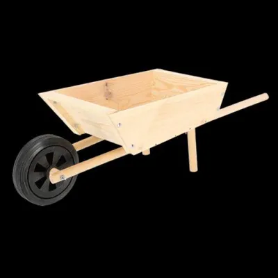 Immagine prodotto di Piccola carriola in legno per bambini