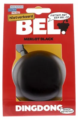 Produktbild von Bike Bell Ding-dong-Stahl 80 mm schwarz