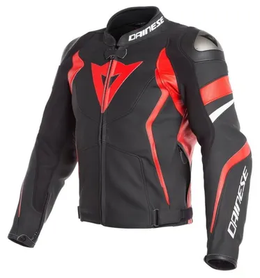 Produktbild von Dainese AVRO 4 Sportlederjacke schwarz/rot Größe 44 318717
