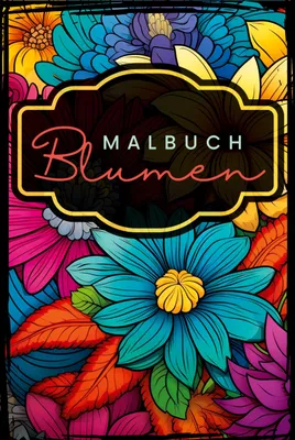 Produktbild von Malbuch Blumen