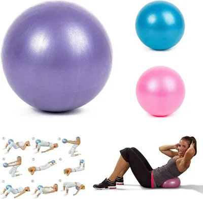 Produktbild von Rutschfester & Superleichter Soft Pilates Ball - Gymnastikball Klein