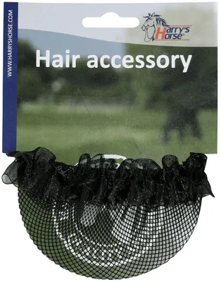 Produktbild von Harrys Horse Knotennetz Bun Cover schwarz