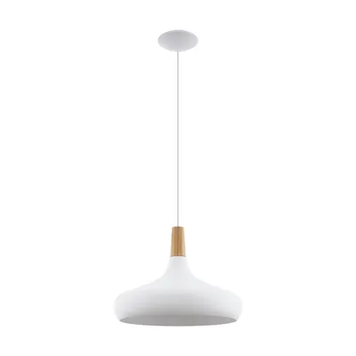 Produktbild von EGLO Sabinar, Flexible Halterung, Braun, Weiß, Braun, Weiß, Stahl, Holz, Holz, Drinnen