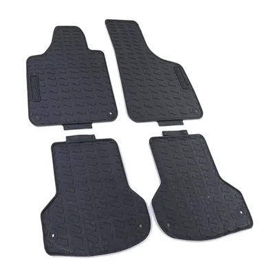 Produktbild von Premium Gummi Fußmatten Set 4-teilig Schwarz für Audi A3 8P 07-11