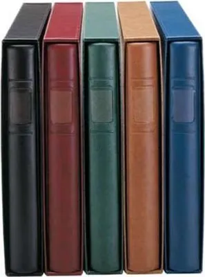 Produktbild von Lindner 1122 - B Set: Ringbinder 1102 Y mit Kassette 810 BY-blau