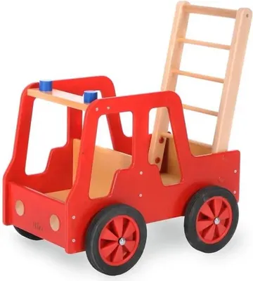Produktbild von Feuerwehrauto aus Holz