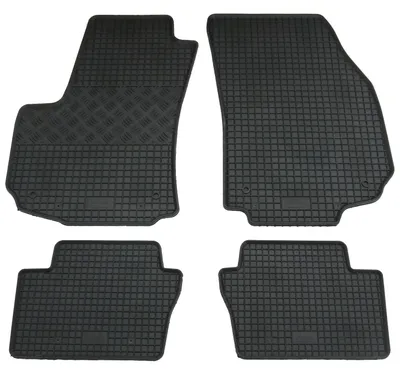 Gummifußmatten Set 4-teilig für Opel Zafira B (2005-2012), schwarz