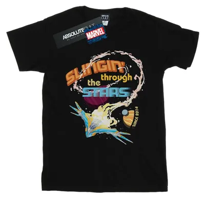 Immagine prodotto di Marvel - T-shirt da uomo "Guardians Of The Galaxy Milano Stars" BI38661 (M) (Nero)