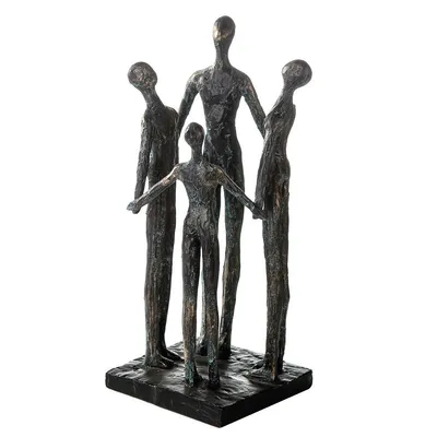 Produktbild von Casablanca by Gilde Dekofigur Skulptur Group bronzefarben H. 30 cm,59901