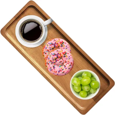 Obrázok produktu pre Drevená tácka 30 x 12 cm, obdĺžniková, do kuchyne