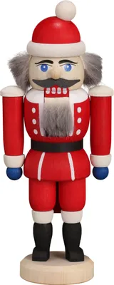 Produktbild von Weihnachtsmann (14cm) Nussknacker von Seiffener Volkskunst