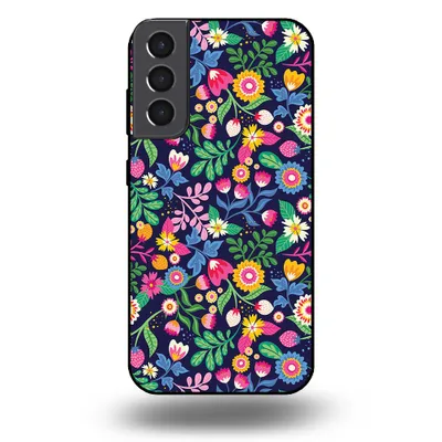 Obrázok produktu pre Smartphonica Puzdro na telefón vhodné pre Samsung Galaxy S21 s kvetinovou potlačou - TPU zadný kryt puzdro kvetinový dizajn