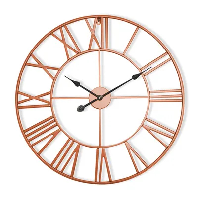 Obrázok produktu pre Casa Chic nástenné hodiny do kuchyne, obývačky, kúpeľne, tiché hodiny, veľké nástenné hodiny, kovové hodiny so strojčekom Quartz, veľké kuchynské hodiny, moderné nástenné hodiny, vintage nástenné hodiny bez tikania, vonkajšie hodiny 73 cm