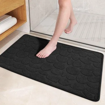 Immagine prodotto di Azomor Tappetino da bagno assorbente e ad asciugatura rapida per doccia e vasca