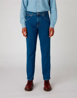 Immagine prodotto di WRANGLER, Jeanshosen da uomo, vestibilità dritta, TEXAS, W30 L32, Blau, Jeans, baggyjeans, buggy