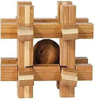Imagen del producto de Juego lógico IQ 3D Puzzle Box con bola, Fridolin