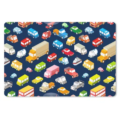 Produktbild von MuchoWow® Schreibtischunterlage Muster - Auto - Verkehr 60x40 cm - XXL Mauspad - Großes Mauspad