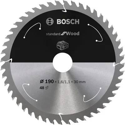 Image de BOSCH 2608837710 BOSCH PRO Wood Kreissägeblatt 190,0 mm, 48 Zähne