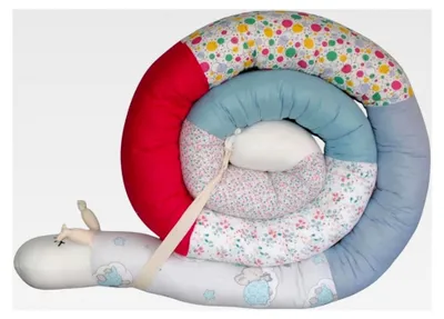 Produktbild von Bettschnecke, Bettschlange XXL – Länge 250 cm – personalisierbar – Seitenschläferkissen