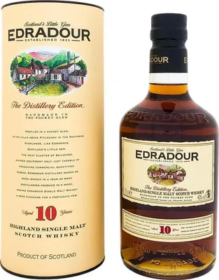 Produktbild von Edradour 10 Years + Box 700ml 40% Vol.