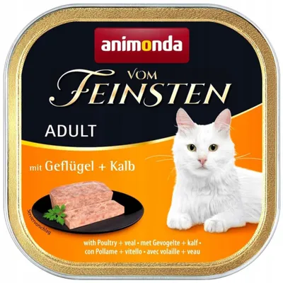 Immagine prodotto di Animonda Vom Feinsten Classic Cat - Pollame e Vitello 100 g