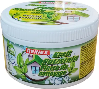 Produktbild von KRAFT PUTZSTEIN 400g mit Schwamm Universal Polierstein Reinigungsstein Reinigungspolierstein Universalreiniger Reiniger Polier Stein 91