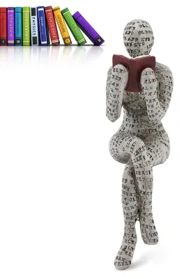 Image de Omgoods - Statue abstraite représentant une femme, idéale pour la décoration