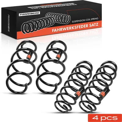 Produktbild von Frankberg 4x Fahrwerksfeder Vorne Hinten für Skoda Fabia II 542 2010-2014