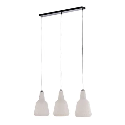 Produktbild von Lindby Hängeleuchte Belarion, opal, 3-flg., Glas, Ø 23 cm