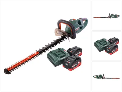Produktbild von Metabo HS 18 LTX BL 65 Akku Heckenschere 18 V 60 cm Brushless + 2x Akku 8,0 Ah + Ladegerät