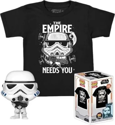 Zdjęcie produktu dla FUNKO POP! & TEE 63522, Koszulka, Dorosły, Unisex, Biały, Obraz, Brak wzorca
