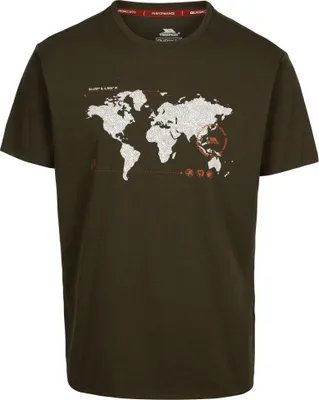 Produktbild von Trespass - "Ohio" T-Shirt für Herren TP6669 (M) (Dunkelrot)