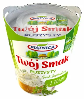 Zdjęcie produktu dla Piątnica Serek Puszysty Ziołowy 150 g