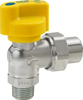 Produktbild von Eck-Kugelhahn mit TAE PS5bar AG R 1/2 x IG Rp 1/2