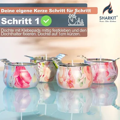 handgemachte Kerzen Set - selbst Kerzen machen Set - DIY Kerzen