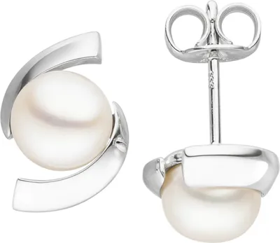 Produktbild von Ohrschmuck Ohrstecker Süßwasser-Zuchtperle 333 Gold Weißgold Damen