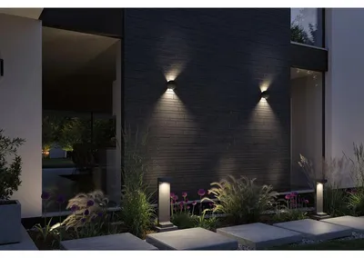 Image de Applique murale Paulmann Concrea, 2 x 5,5 W, 2 x 250 lm, 3000 K, IP65