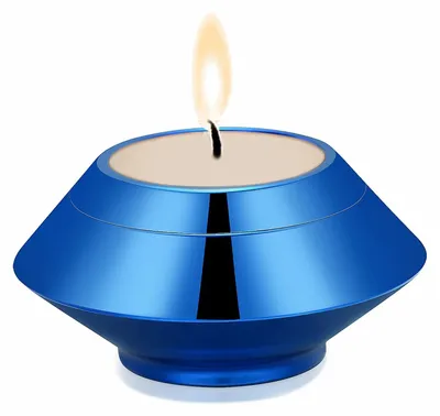 Immagine prodotto di Elzusha - Piccola urna per ceneri umani, con forma a cuore e candelabro